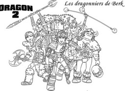 coloriage les dragonniers de berk dragons 2